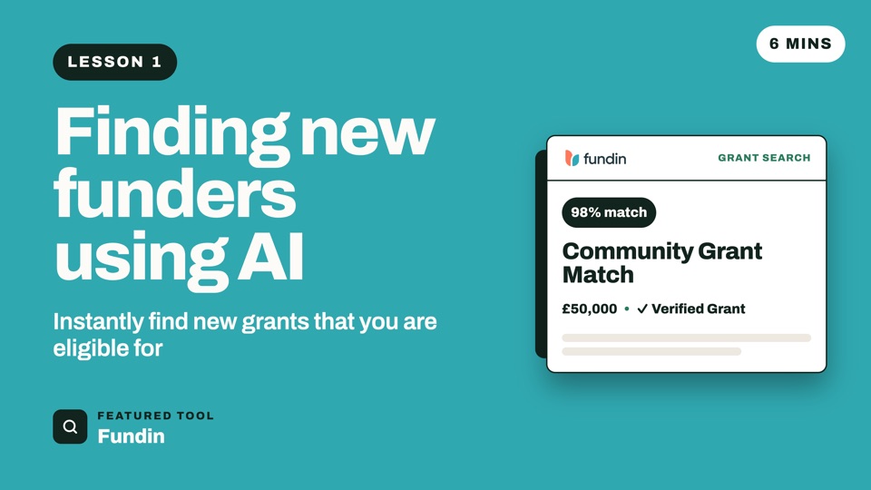 Lesson 1: Finding matched grants with AI
